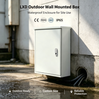 Boîtier de distribution électrique OEM personnalisé IP55 en tôle, armoire de commande vide avec serrure mécanique pour usage industriel