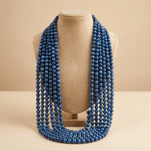 Rondelle <b>Blue</b> Kyanite Loose Beads <b>Necklace</b> Making Handmade Polished 6mm Natural Gemstone Jewelry Crafting Supplies Africa - Product Image 1
