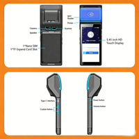 Terminal de point de vente tout-en-un ODM/OEM prêt à l'emploi avec imprimante, scanner portable NFC QR codes 1D/2D, nouveau modèle 2026, vente directe usine