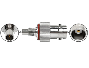 อะแดปเตอร์ขั้วต่อโคแอกเซียลหัวแจ็ค BNC ตัวเมียกับโมโตโรล่าแหวนยาง - Product Image 6
