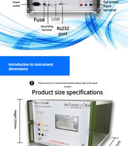 Générateur de surtension de foudre Huipu SUT-6KV - Testeur de surtension de foudre simulée positive et négative alternée pour CEM - Product Image 3