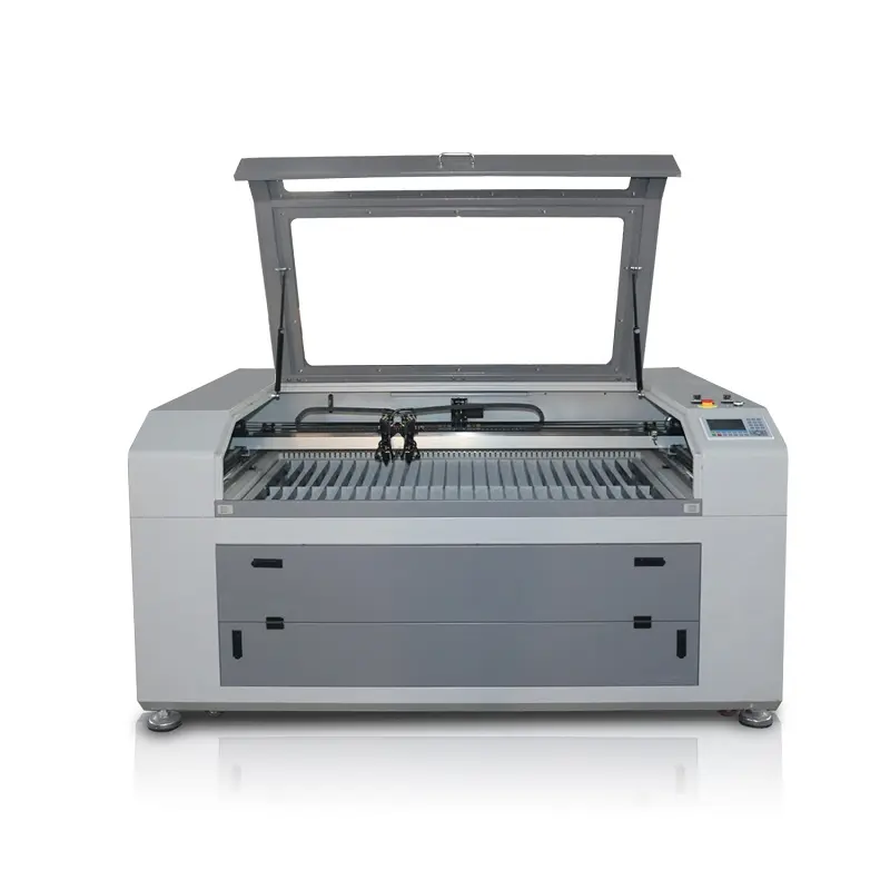 Máquina de corte por láser CO2 CNC 1390 para grabador láser de marcos de fotos con sistema ruida de cámara CCD