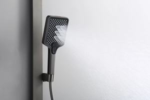 Ensemble <span class=keywords><strong>de</strong></span> robinetterie <span class=keywords><strong>de</strong></span> <span class=keywords><strong>douche</strong></span> murale thermostatique multifonctionnel avec jet, cascade, noyau <span class=keywords><strong>de</strong></span> valve en céramique, pour usage hôtelier, incluant <span class=keywords><strong>barre</strong></span> coulissante - Product Image 5
