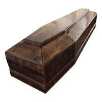 Ataúd Funerario Económico en Oferta, Ataúd para Adultos Directo de Fábrica Antigua en China