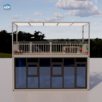 Hôtel préfabriqué à bas prix petite maison modulaire de 10 pieds pour vivre paquet plat conteneur de stockage préfabriqué maison mobile