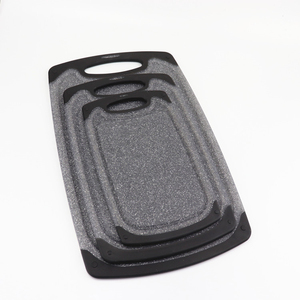 Multi Function 3 Piece Set Marble Appearance Design Color Code Index Kitchen Plastic Cutting Board Set - Product Image 6