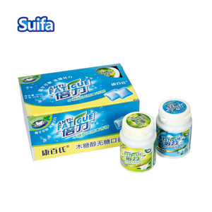 De Blanco 60g de sabor a <span class=keywords><strong>menta</strong></span>, xilitol dulce chicle <span class=keywords><strong>sin</strong></span> azúcar - Product Image 2