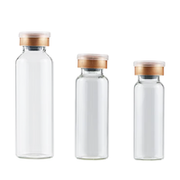 Flacons en verre liquide pour peptides 3/5/7/10 ml, flacons cylindriques transparents, ampoules de 30 ml pour poudre lyophilisée avec bouchon en caoutchouc