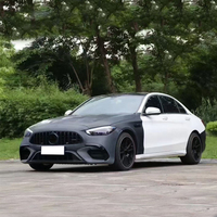 Conversion de modification automatique de l'ancien au nouveau kit de carrosserie pour mercedes-benz classe C W205 2015-2021 mise à niveau vers l'assemblage 2022 W206 C63 AMG