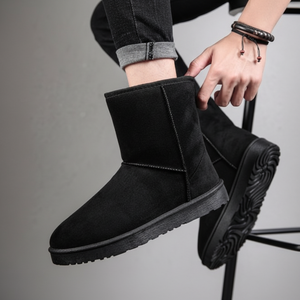 Bottes d'hiver en daim mi-mollet décontractées pour hommes UGM53-Fashionable et élégantes - Product Image 1