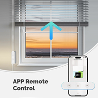 Moteur de store enrouleur intelligent WiFi Tuya MOES pour rideaux électriques, automatisation par cordon de tirage, compatible Alexa Google Home