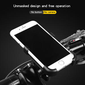 Soporte para teléfono de aleación de aluminio para motocicleta eléctrica, bicicleta, soporte para manillar dorado con diseño a prueba de golpes - Product Image 4