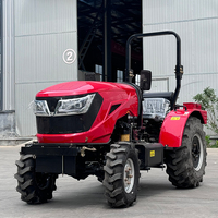 China Herstellung Euro 5 CE EPA Mini Traktoren Starke Diesel Hydraulik pumpe Traktoren Micro 4x4 50 PS Pflug Pose Traktoren