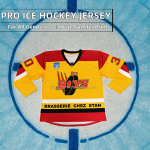 Camisetas de hockey sobre hielo personalizadas por sublimación, ropa de equipo, camisetas para hombre, ropa deportiva sublimada personalizada, jersey unisex de talla grande - Product Image 4