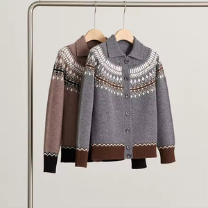 Cardigan <span class=keywords><strong>islandais</strong></span> traditionnel à boutons, en laine mérinos, <span class=keywords><strong>pull</strong></span> d'hiver nordique, doux et chaud, pour femme, 1 pièce minimum - Product Image 6