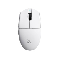 Ratón para Juegos MCHOSE G3 de Tres Modos, Sensor PAW3311, Programable, Ambidiestro, Portátil, Recargable, Cableado/BT/Inalámbrico 2.4G, para Oficina