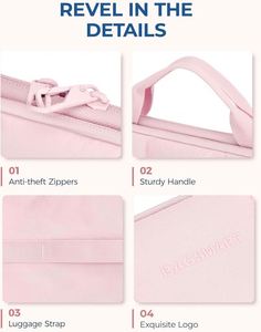 กระเป๋าใส่โน้ตบุ๊กแบบมีล้อลาก  ขนาด 13-13.3 นิ้ว  วัสดุโพลีเอสเตอร์  ดีไซน์ทันสมัย  พร้อมสายรัดกระเป๋าเดินทาง  ตัวอย่างสินค้าฟรี - Product Image 5