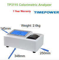 Testeur de couleur des eaux usées TP3115, stockage de 30000 enregistrements, transmission de données USB pour la recherche en laboratoire universitaire