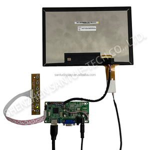 10.1 inch 1280x800 LVDS hiển thị mô-đun IPS điện dung TFT <span class=keywords><strong>LCD</strong></span> đa màn hình cảm ứng quang học liên kết Kính cường lực bảng điều chỉnh 3H cứng - Product Image 2