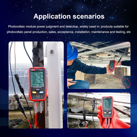 Medidor Solar MPPT UNI-T UT673PV+ de 2200W, 150V 20A, Probador de Paneles Fotovoltaicos con Aplicación Bluetooth, Pmax, Vmp, Imp, Voc, Isc
