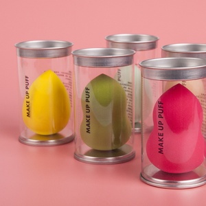 Emballage en tube rond pour éponges de <span class=keywords><strong>maquillage</strong></span>, éponges applicatrices, fond de teint liquide, fond de teint cushion, produits de fixation du <span class=keywords><strong>maquillage</strong></span> du visage Modèle 4060 - Product Image 1