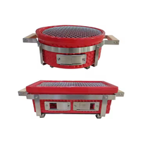 Barbecue japonais portable en céramique Auplex, gril à charbon de bois Yakitori Konro, gril de table sans fumée pour le camping en plein air