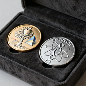 Nouvelle Arrivée - Pièce de Monnaie Minimaliste de Luxe en Acier Inoxydable, Fabrication Chinoise, Logo Personnalisé - Product Image 4