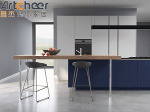 Tự làm tủ bếp Modular thiết kế bằng gỗ với hệ thống thông minh thiết lập và đảo Tủ thiết kế sang trọng - Product Image 6