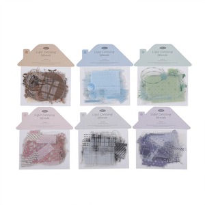 20 <b>Sheets</b> Per Pack Light Catching Islands Decorative <b>Sticker</b> Pack 20 <b>Sheets</b> Assorted Colors Checkered Pattern Paper Material Mat - Product Image 1