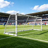 But de football amovible en PVC léger de 68 mm, filet de but de football durable, mobile, robuste, de niveau professionnel pour les jeunes