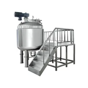 50L- 1000 Liter 5000l Dampf elektrischer Heiz misch behälter Doppelmantel-Misch behälter mit Rührwerk Edelstahl-Misch behälter