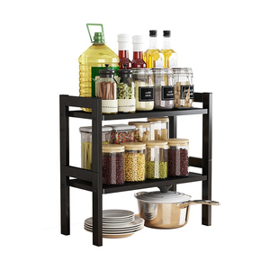 Miễn Phí Vận Chuyển Giá Đựng Gia Vị Bằng Kim Loại Thép Không Gỉ Xếp Chồng Được 3 Tầng Giá Sắp Xếp Ngăn Kéo Cho Tủ Trưng Bày Kệ Đựng Đồ Nhà Bếp - Product Image 1