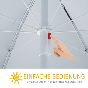 Nuovo arrivo poliestere con rivestimento in argento Privacy tenda <span class=keywords><strong>blu</strong></span> parasole <span class=keywords><strong>ombrellone</strong></span> con parete laterale rimovibile per il giardino di pesca - Product Image 4
