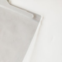 Sacs suspendus en plastique pvc, pour sous-vêtements et gants de bikini, grands sacs en plastique avec fermeture éclair