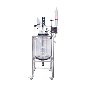 1L 100L Double-layer Glass Reaction Vessel Vacuum Distillation Jacketed Reactor Laboratory Chemical Synthesis <b>Stirrer</b> - Product Image 2
