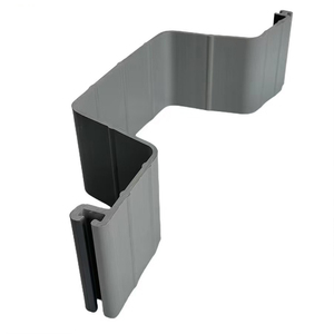 Grey Color U <b>Sheet</b> Pile <b>Plastic</b> <b>Sheet</b> Pile Vinyl <b>Sheet</b> Pile SU718 9MM 10MM for River Bed protection - Product Image 1