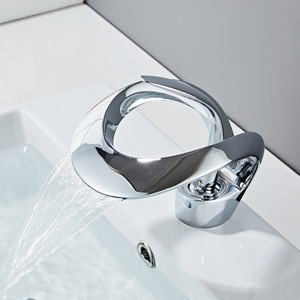 Élégance européenne et américaine : Robinet de douche <span class=keywords><strong>pour</strong></span> baignoire, robinet de <span class=keywords><strong>lavabo</strong></span> monotrou <span class=keywords><strong>pour</strong></span> salle de bain, robinet d'évier, eau chaude et froide - Product Image 4