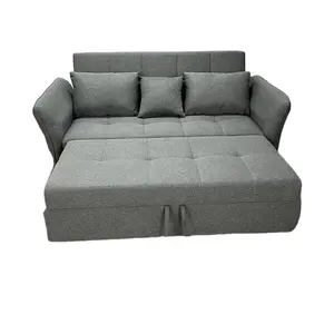 Thiết kế giường sofa ngủ thẳng đa chức năng