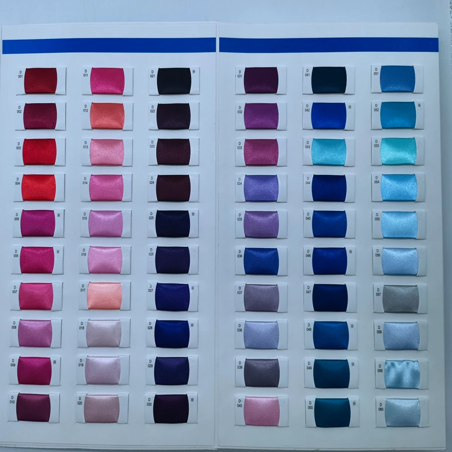 Recycled Stocked Multi Colors 100% Polyester Bright Satin Fabric Sateen Fabric