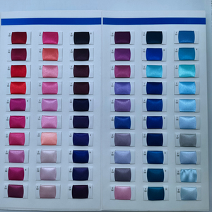 Tela satinada 100% poliéster brillante, varios colores, reciclada - Product Image 1