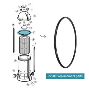 อะไหล่โอริงพลาสติกสีดำ CX900F YJ สำหรับเปลี่ยนไส้กรอง <span class=keywords><strong>Hayward</strong></span> สำหรับสระว่ายน้ำ - Product Image 3