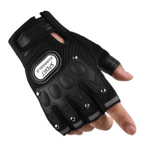 Cycling Half Finger <b>Gloves</b> <b>for</b> <b>Men</b> Breathable Summer Autumn Outdoor Sports Fitness Riding Student Training <b>Gloves</b> - Product Image 4