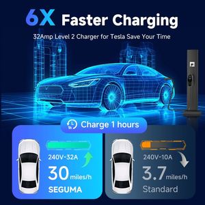เครื่องชาร์จ EV แบบพกพา40A 9.6kW การออกแบบใหม่พร้อมด้วยเอาต์พุต7kW กระแสเอาต์พุต - Product Image 4