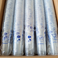 Gobelet en plastique transparent jetable respectueux de l'environnement, gobelet blister, gobelet à bulles, gobelet à café en plastique PP avec couvercle