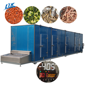 Congelador de túnel IQF completamente automático de-42 ℃ con sistema de congelación en espiral para líneas de procesamiento de mariscos y verduras - Product Image 3