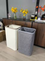 Panier à linge pliable Behome Collection Oxford avec poignées, personnalisable, pour la maison, l'école, le bureau, certifié OEKO ISO9001, sur mesure