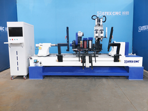 Le nouveau <span class=keywords><strong>tour</strong></span> <span class=keywords><strong>à</strong></span> <span class=keywords><strong>bois</strong></span> CNC multifonctionnel entièrement automatique modèle 2026 1530-8T convient <span class=keywords><strong>à</strong></span> la fabrication de pieds de table et de chaise - Product Image 2