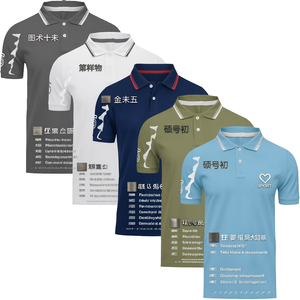 เสื้อเชิ้ตแขนสั้นผู้ชาย OEM |   ผ้าผสมคอตตอนโพลีเอสเตอร์ TC |   สัมผัสนุ่มนวล สไตล์คอเสื้อแบบคอนทราสต์ - Product Image 1