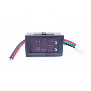 Mini voltmetro DC amperometro 4.5-30V 0-2A Digital VA Volt Ampere Meter misurazione della corrente di <span class=keywords><strong>tensione</strong></span> <span class=keywords><strong>Tester</strong></span> LED rosso blu - Product Image 3