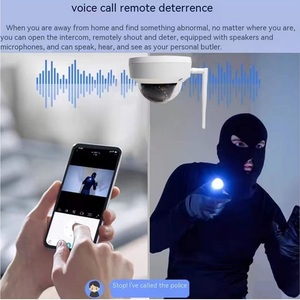 Giá tốt nhất thông minh Dome Wifi tuya App Video CCTV Home an ninh 4MP IP Ngoài Trời Loại không dây giám sát không thấm nước Máy ảnh PTZ - Product Image 5